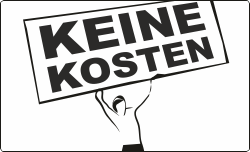 Keine Kosten für die Bewerbung